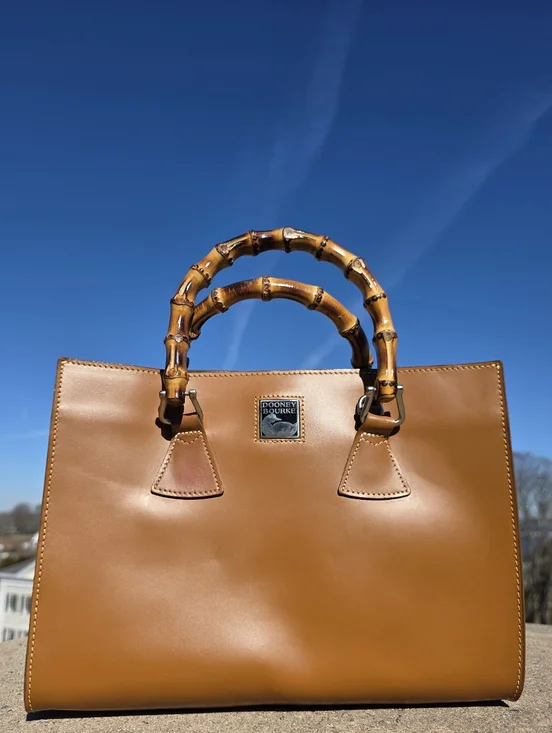 Vintage D&B Toiny East West Bamboo Handle Bag - Picture 6 of 16